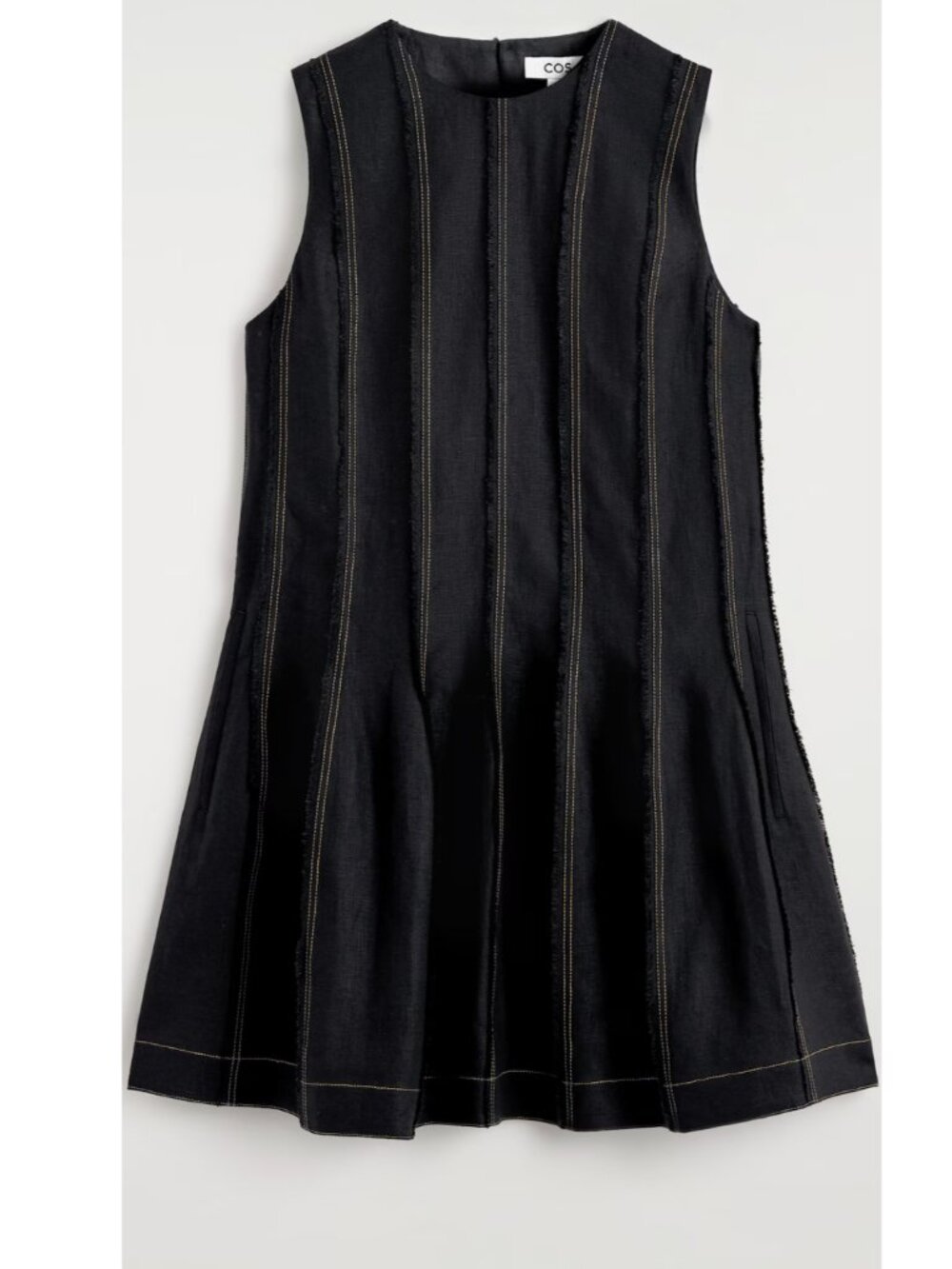COS Sculpted Pleated Mini Dress — 8 - Picture 3 of 8